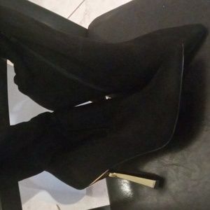 Black Steve Madden thigh high boots